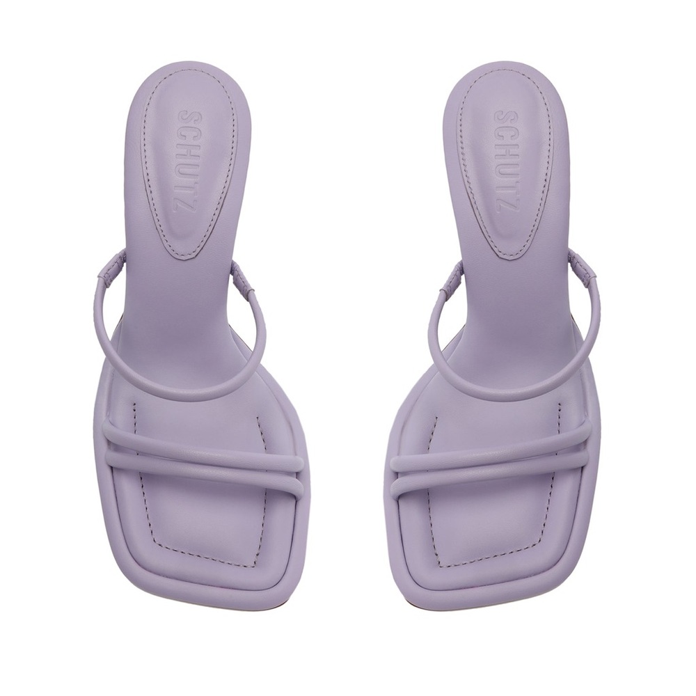 Schutz Leather Sandals - Picture 3 of 8